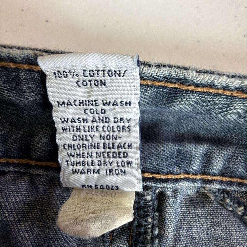 Gap Denim Blue Jean Sz 4 Pockets Belt Women’s Prairie Yellowstone Skirt bohemian - Picture 8 of 10